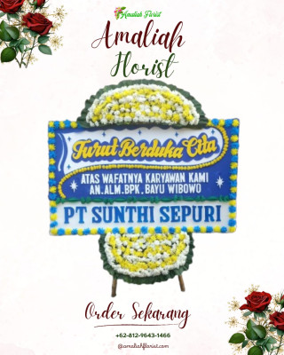 Papan Bunga Duka di Sekarsari
