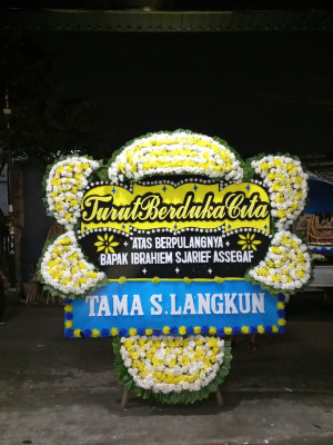 Papan Bunga Duka di Sekarsari